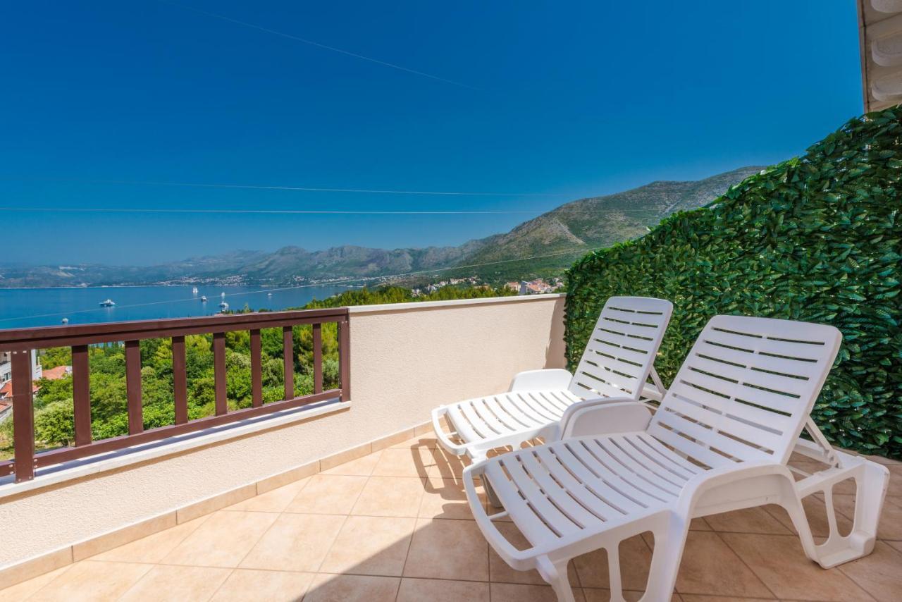 Penthouse With Panoramic View Apartamento Cavtat Exterior foto